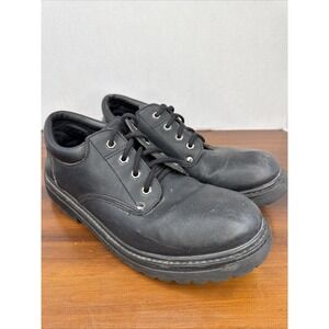 Vintage PHYS.SCI Men's Lace-up Oxford Chunky Shoe Black Sz 11